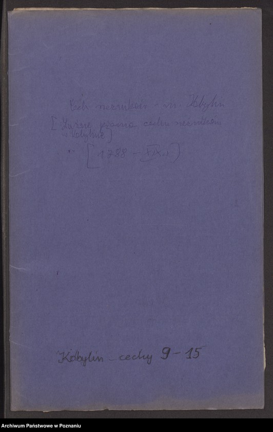 image.from.unit "[Lista władz cechu rzeźników w Kobylinie zatwierdzona przez władze miejskie w Kobylinie]"