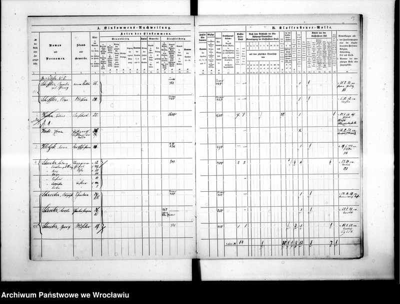image.from.unit.number "Klassensteuerrolle nebst Eikommens - Nachweisung"