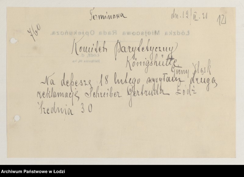 Obraz 14 z jednostki "[Telegramy]"