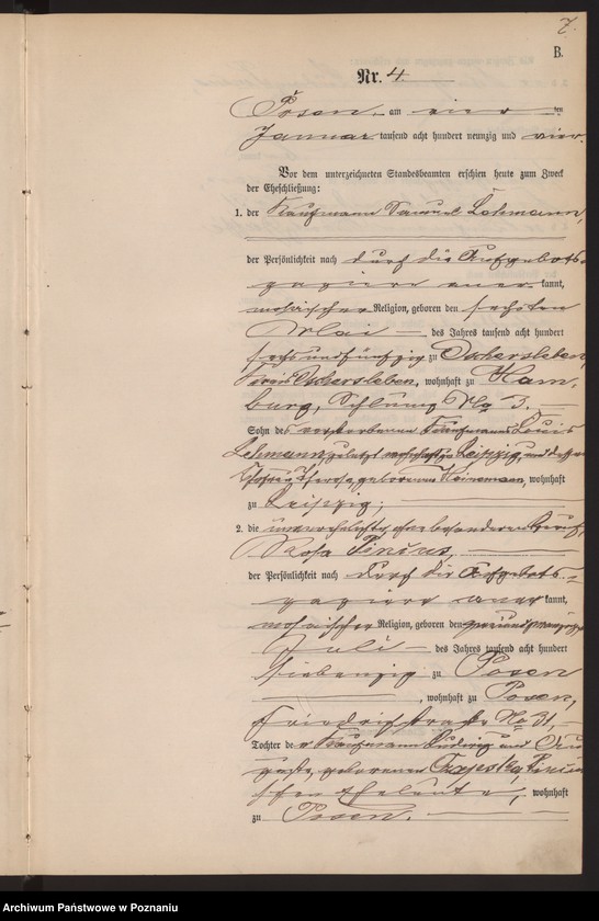 Obraz 10 z jednostki "Księga małżeństw t. I"