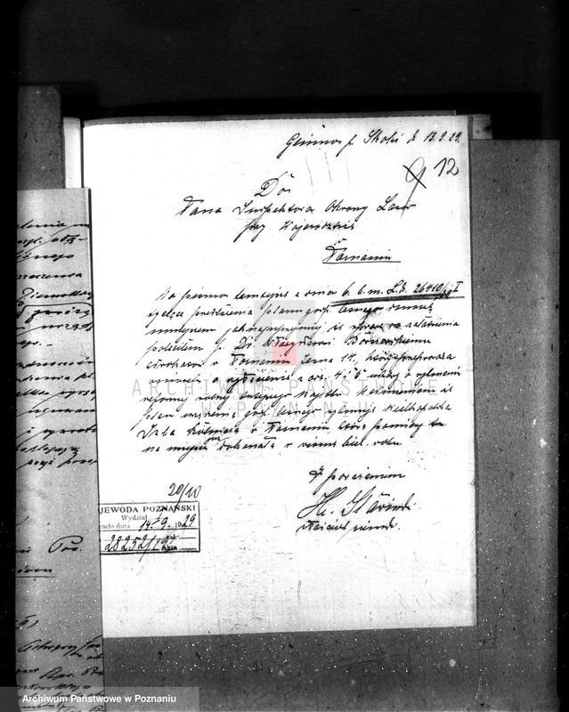 Obraz 16 z jednostki "Majętność leśna Glinno powiat wągrowiecki"