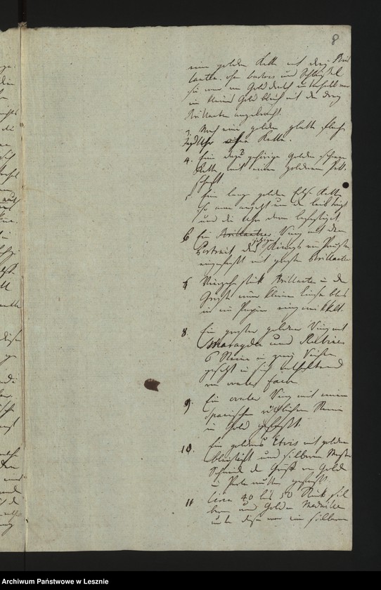 Obraz 10 z jednostki "[Die Vernehmung des Grafen Nowosielski über die Entwendung seiner Chatoulle]"