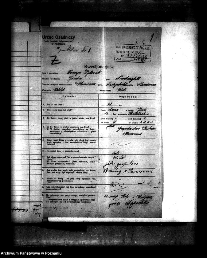 Obraz 5 z jednostki "Działki nr 1 i 2a w Kolnie powiatu międzychodzkiego Wawrzyn Dykczak osada parcelacyjna"