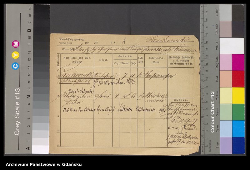 image.from.unit.number "Karty meldunkowe: Laschewski - Laski"