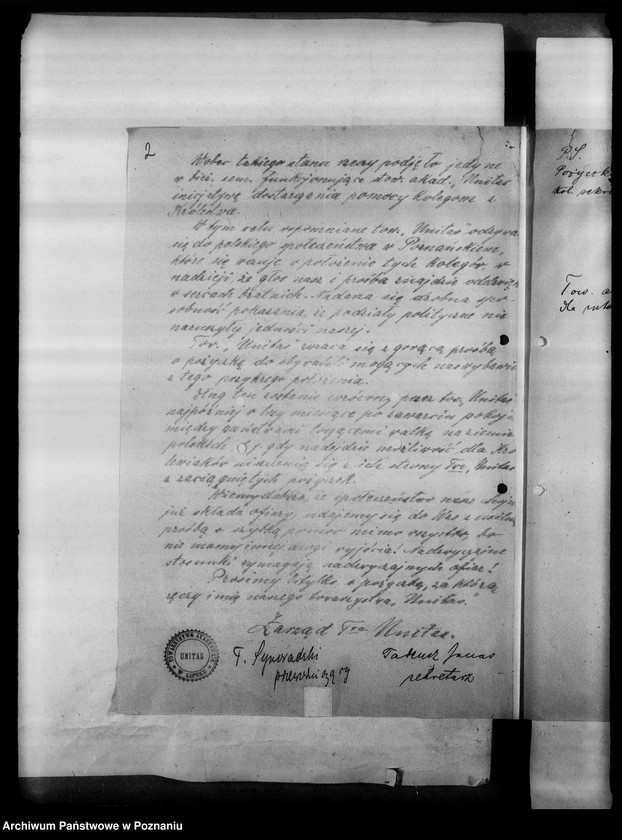 Obraz 6 z jednostki "Korespondencja Polaków przebywających w Lipsku i Saksonii w sprawie pomocy materialnej."
