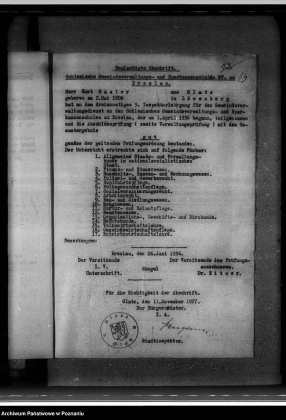 Obraz 18 z jednostki "Bewebungen um Amtskommissarstellen"