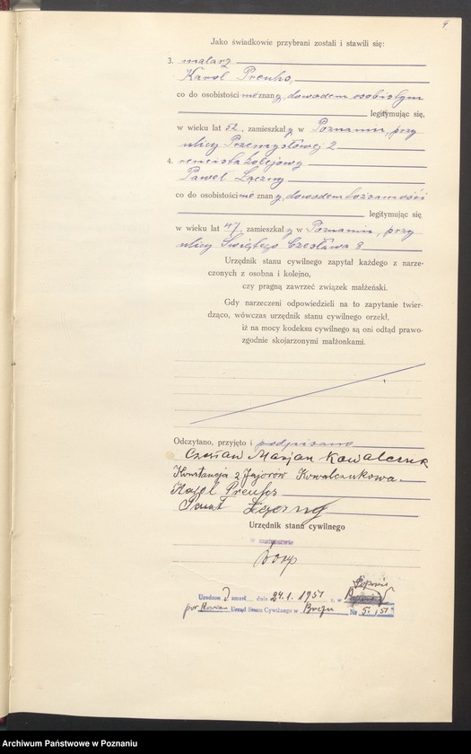 Obraz 11 z jednostki "Księga miejscowa małżeństw tom III [Rejestr główny małżeństw]"