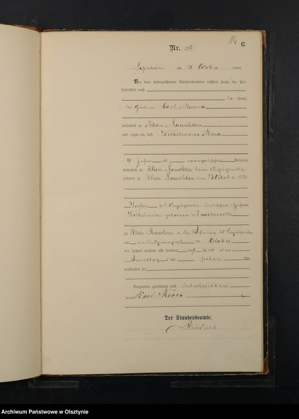 image.from.unit.number "Sterbe-Haupt-Register T.II Nr 235 - 306"