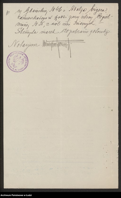 Obraz 12 z jednostki "Adolf Eiger, Karol Eiger, Salomon Eiger "Bracia Eiger" - prowadzenie przemysłu wełnianego"