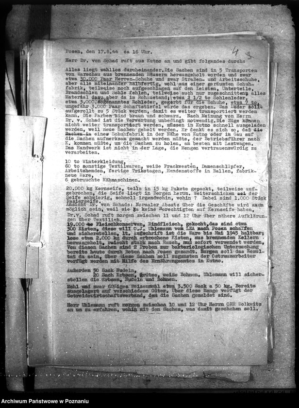 Obraz 8 z jednostki "Aktion Warschau - Hauptakten I (Łupy wojenne zdobyte podczas powstania warszawskiego"