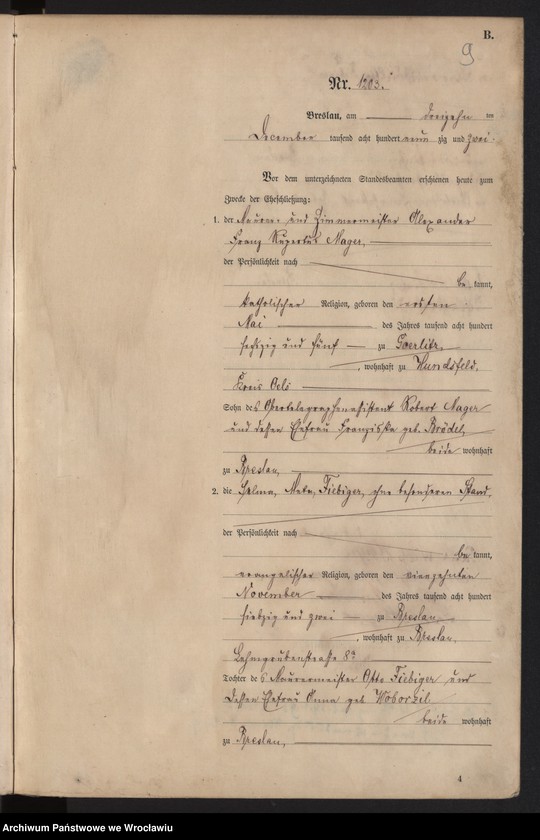 image.from.unit.number "Heiraths-Haupt-Register Breslau II 1892 Band 7"