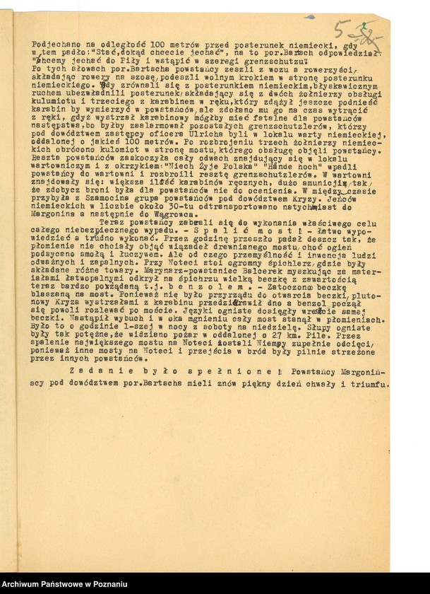 Obraz 17 z jednostki "Relacje i wspomnienia dotyczące powstania wielkopolskiego: 1. Białośliwie, powiat Wyrzysk, województwo bydgoskie, 2. Biskupice Ołoboczne, powiat Ostrów Wielkopolski, województwo poznańskie, 3. Budzyń, powiat Chodzież, województwo poznańskie, 4. Buk, powiat Nowy Tomyśl, województwo poznańskie. Zdjęcie: s.12. - fotografia relacjonującego."