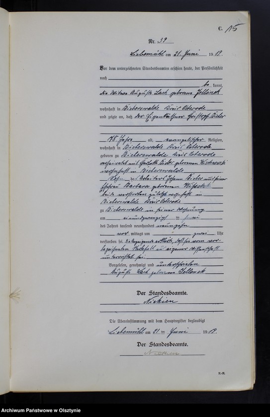 image.from.unit.number "Sterbe-Neben-Register Nr 25-76"