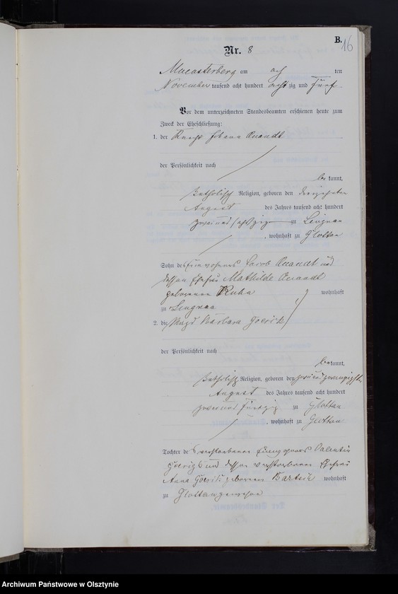 image.from.unit.number "Heiraths-Neben-Register Nr 1 - 11 Sterbe-Neben-Register Nr 1 - 107"