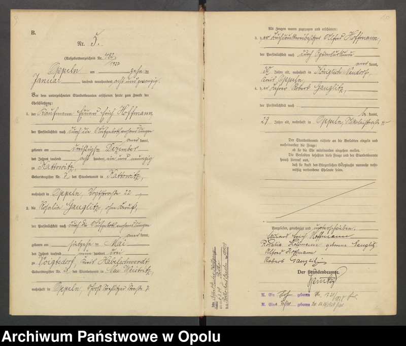 Obraz 8 z jednostki "[Rejestr Małżeństw] 1928 Nr 1-248"