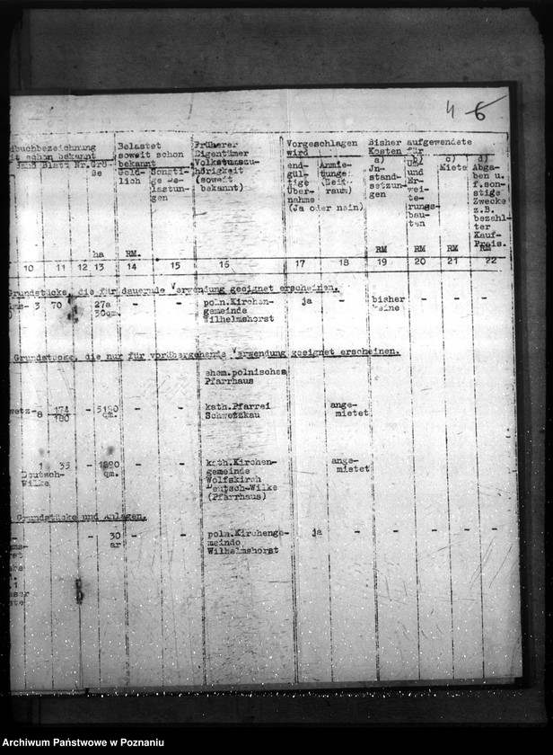 Obraz 11 z jednostki "Wykaz posterunków żandarmerii w rejencji poznańskiej i łódzkiej"
