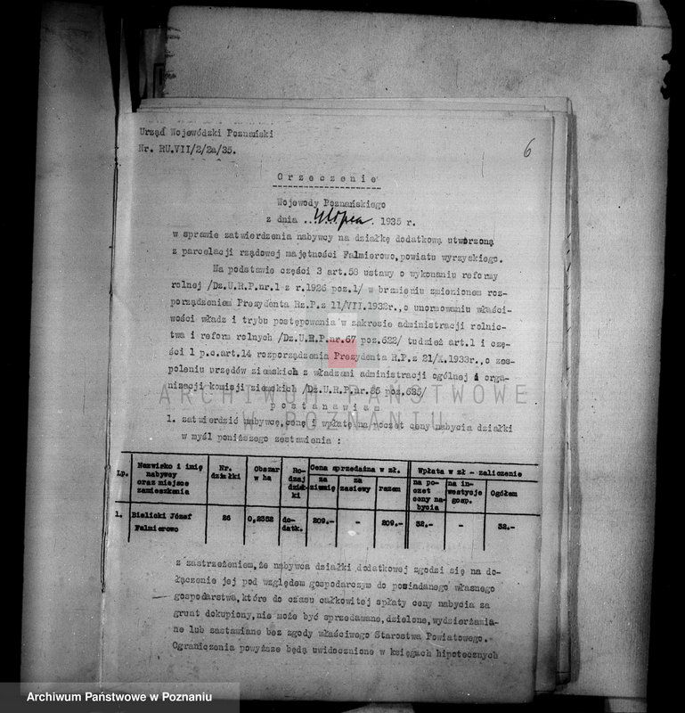 Obraz 10 z jednostki "Operat szacunkowy i tymczasowy rejestr pomiarowy majątku Falmierowo powiatu wyrzyskiego"