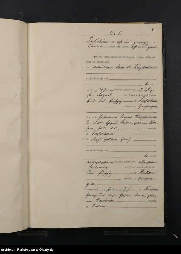 image.from.unit.number "Heiraths-Haupt-Register Nr 1 - 54"