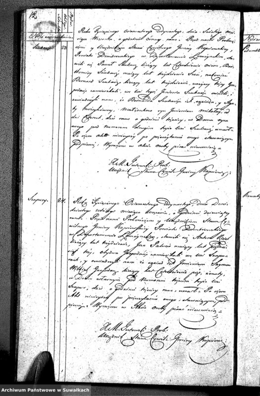 image.from.unit.number "Akta Zeszłych Gminy Kopciowskiey od 1-go Maia 1811 R."