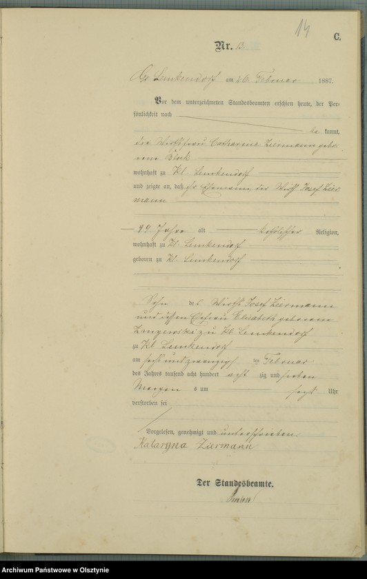 image.from.unit.number "Sterbe-Haupt-Register Nr 1 - 60"