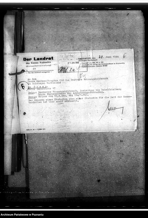 Obraz 11 z jednostki "Studenteneinsatz während der Semsterferien am Behelfsheimbau"