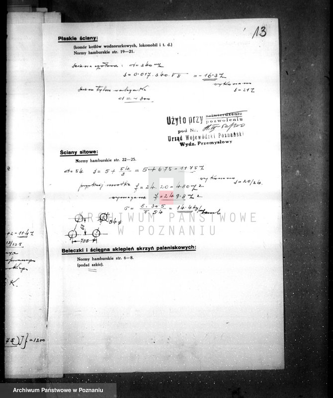 Obraz 17 z jednostki "Fabryka maszyn w Poznaniu własność Ntsche i ska nr woj. 7219"
