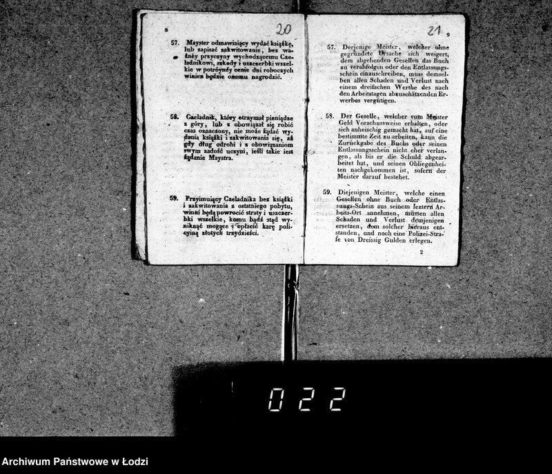 Obraz 20 z jednostki "Akta tyczące się zaświadczeń przesiedleń"