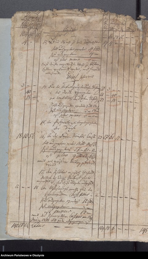 image.from.unit.number "Passenheimsche Stadt Kirchen Rechnung über Einnahme und Ausgabe"