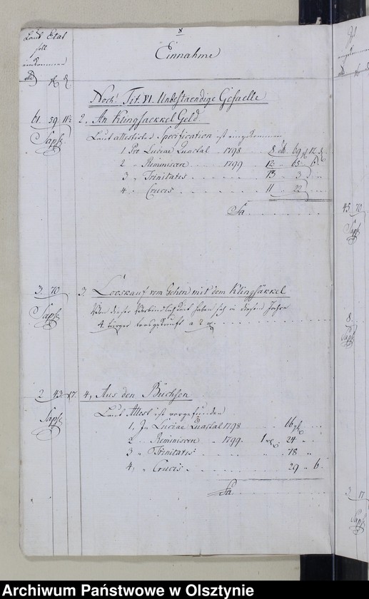 image.from.unit.number "Kirchen Casse Rechnung über Einnahme und Ausgabe"