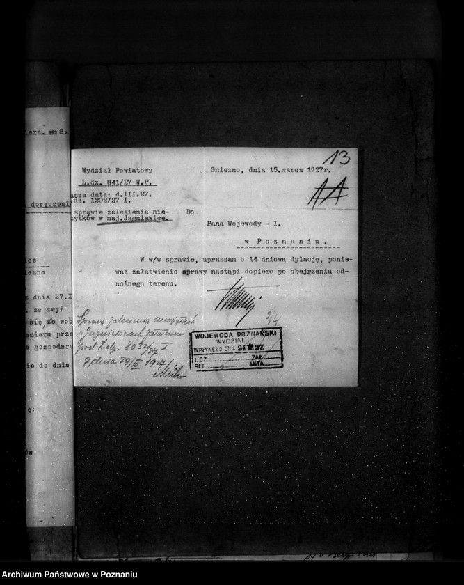 image.from.unit.number "Majętność leśna Jagniewice powiat wągrowiecki"