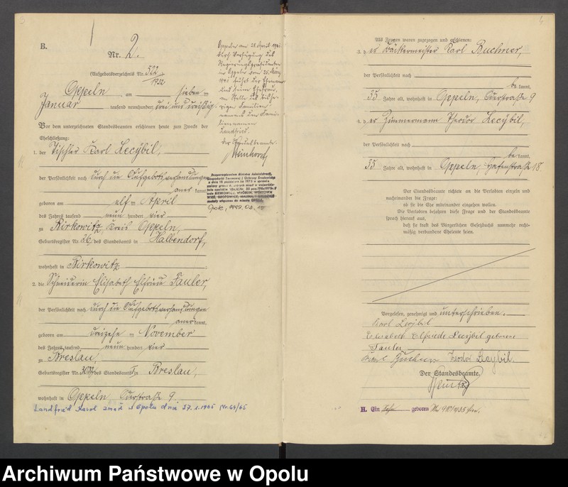 Obraz 5 z jednostki "[Rejestr małżeństw]  1933  Nr 1-155"