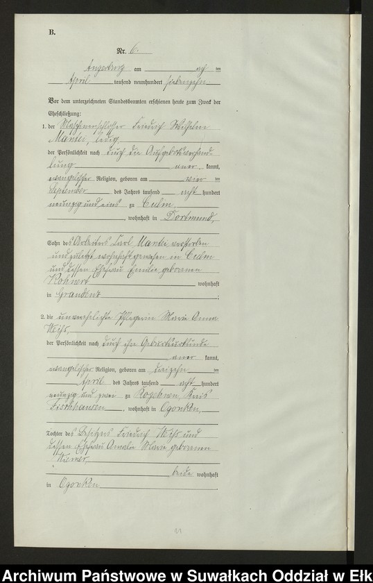 image.from.unit.number "[Heirats = Register (Neben = Register) Standesamt Angerburg einschl. der Bezirke Prinowen, Gr. Strengeln und Kehlen Kreis Angerburg]"