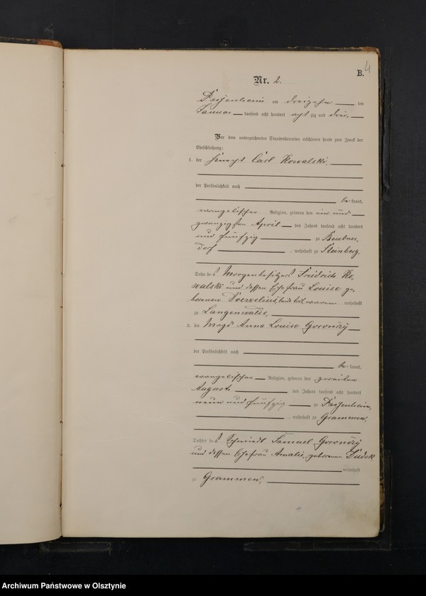 image.from.unit.number "Heiraths-Haupt-Register Nr 1 - 49"