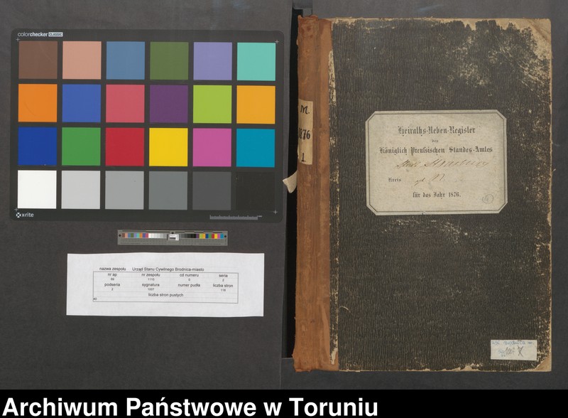 image.from.unit.number "Heiraths-Neben-Register Stadt Strasburg [Brodnica-Miasto] für das Jahr 1876"