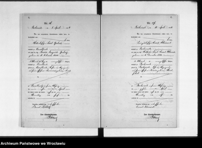 image.from.unit.number "Sterbehauptregister des Standesamtes Laskowitz 1884"
