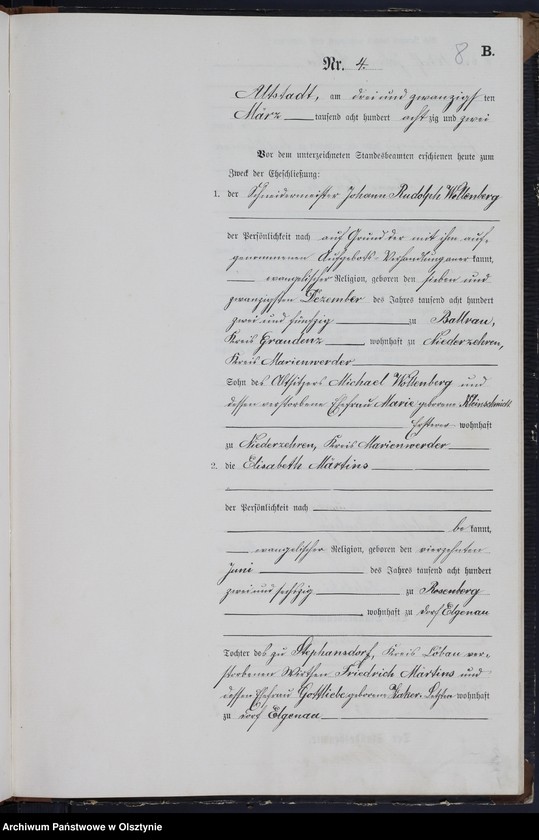 image.from.unit.number "Heiraths-Neben-Register Nr 1 - 14"