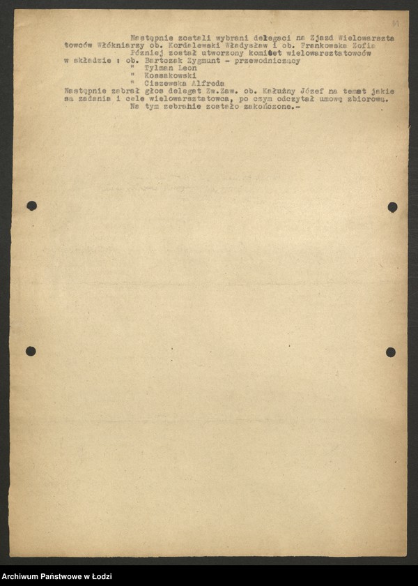 Obraz 5 z jednostki "Współzawodnictwo pracy; protokoły i sprawozdania zakładów przemysłu wełnianego"