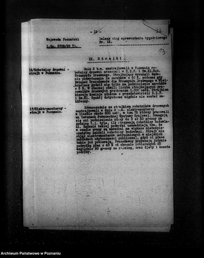 image.from.unit.number "Sprawozdania sytuacyjne tygodniowe za czas od 29 marca 1929 r. do dnia 25 kwietnia 1929 r. /nr 14-17/"