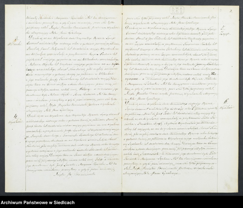 Obraz 5 z jednostki "Akta urodzeń, małżeństw, zgonów"