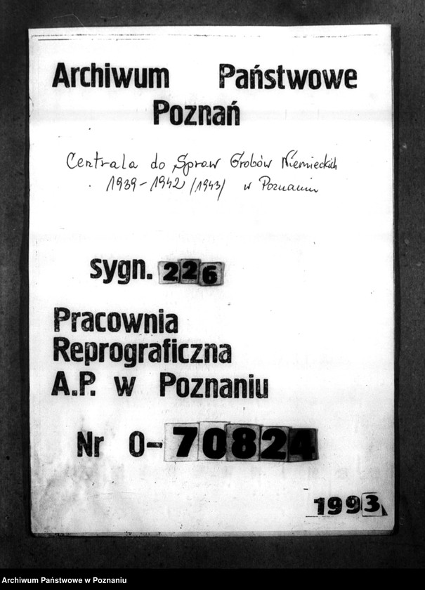 Obraz 1 z jednostki "Schriftwechzel wegen Ermordeter aus Bartelstein (Bercin, powiat Szubin)"