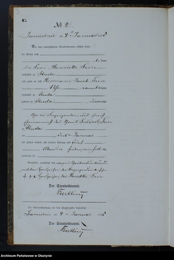Obraz 5 z jednostki "Sterbe-Neben-Register Nr 1 - 37"