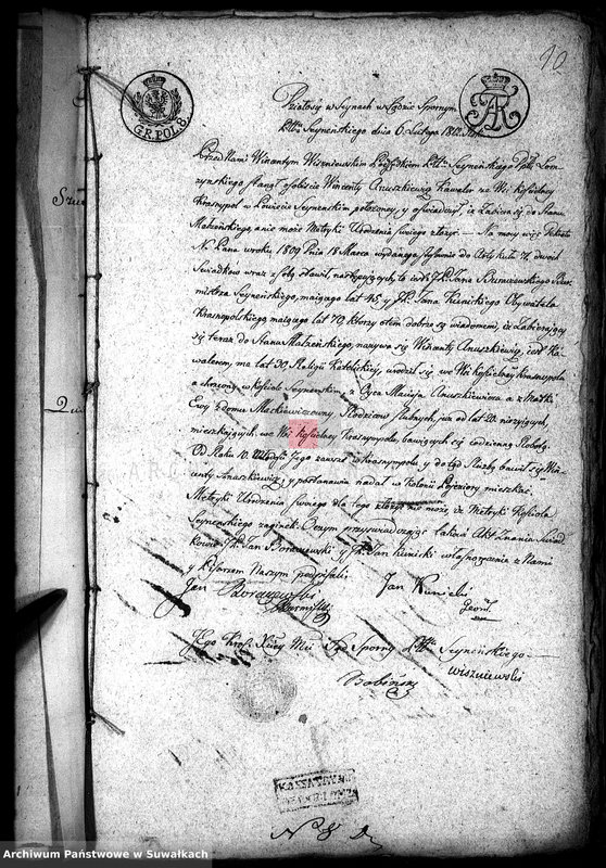 image.from.unit.number "Aneksy do Akt Cywilnych małżeństwa Gminy Krasnopolskiej za rok 1812"