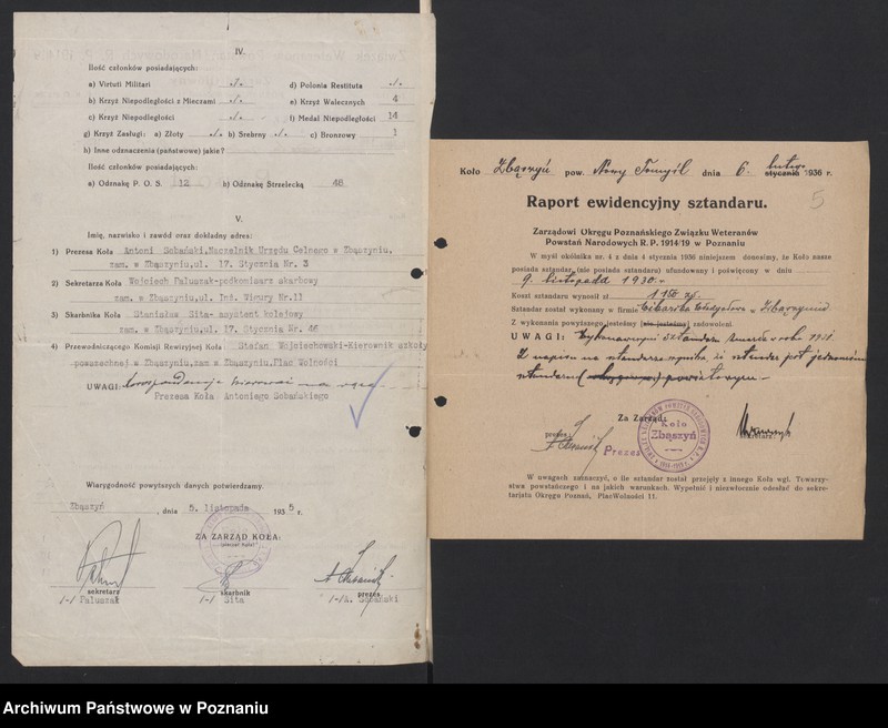 Obraz 8 z jednostki "Zbąszyń, powiat Nowy Tomyśl - akta koła."