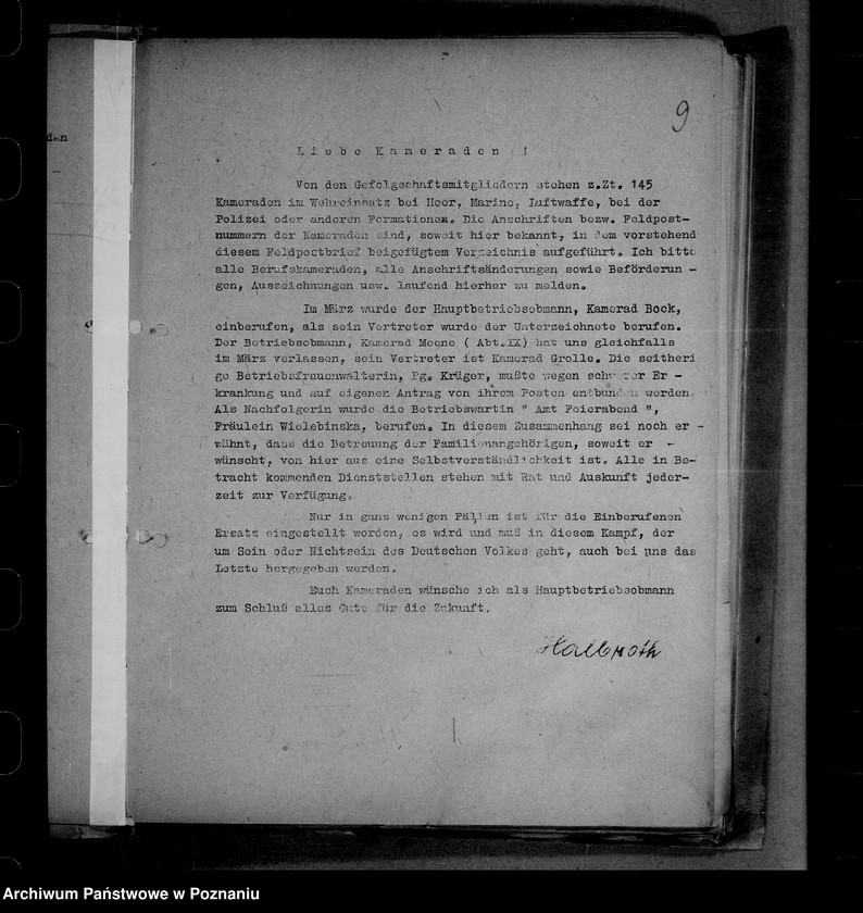 Obraz 13 z jednostki "Feldposthrief "Kameradschaftsdienst""