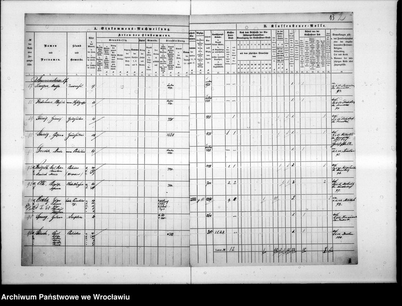 image.from.unit.number "Klassensteuerrolle nebst Eikommens - Nachweisung"