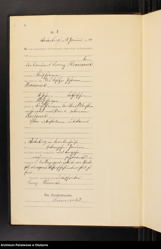 image.from.unit.number "Sterbe-Haupt-Register Nr 1 - 91"