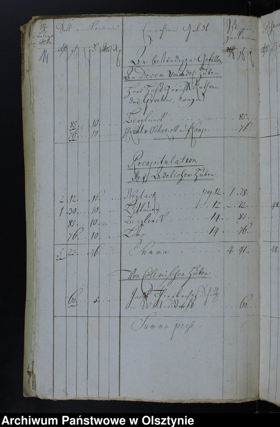 image.from.unit.number "Jahr Kirchen Rechnung der Waltersdorfschen Kirche aller Einnahme und Ausgabe wie auch Bau-Rechnung"