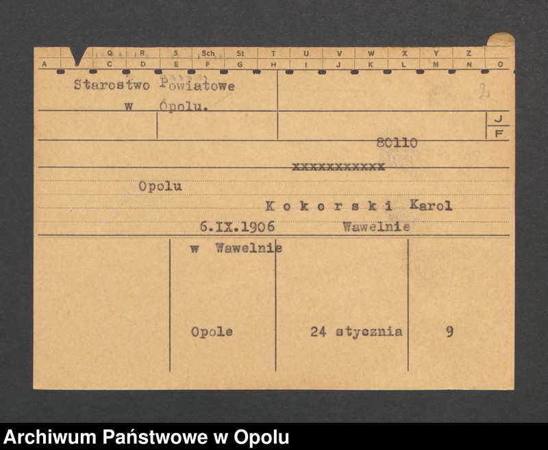 Obraz 4 z jednostki "[Nowak Anna z domu Wotzlaw, Frei Proskau]"