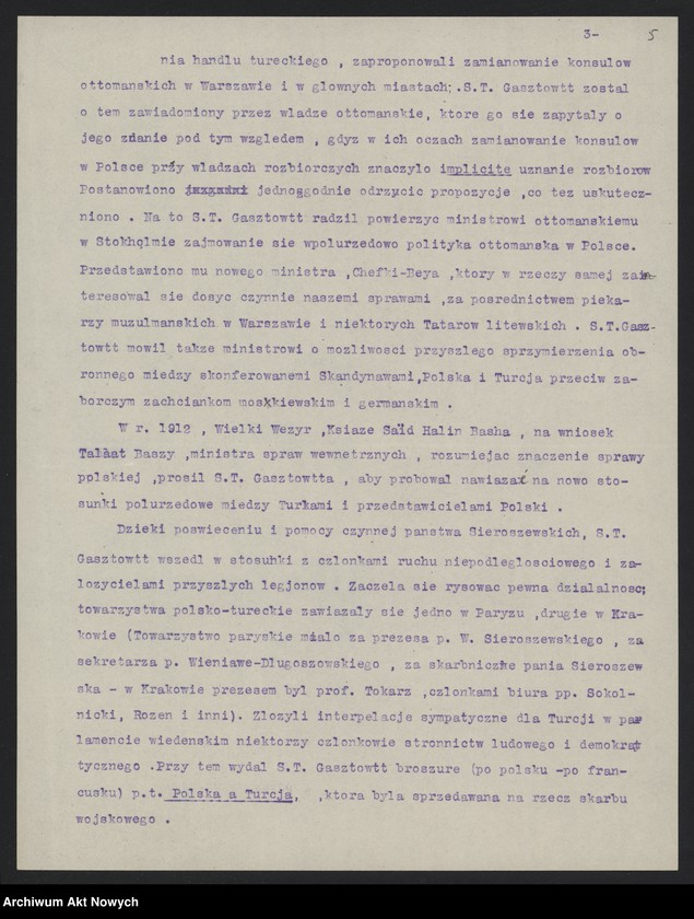 image.from.unit.number "Stosunki polsko-tureckie. Uchodźcy polscy w Turcji. Memoriał, korespondencja"