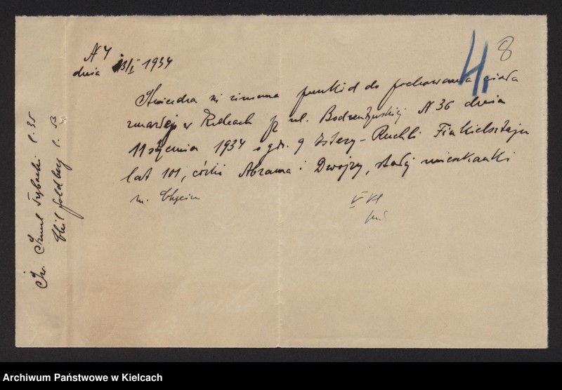 image.from.unit.number "Załączniki do akt zgonu Okręgu Bożniczego Kielce za rok 1934"